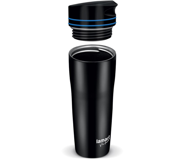Lamart Kubek termiczny MANQ LT4050  (czarny/niebieski) - 1283537 - zdjęcie 2